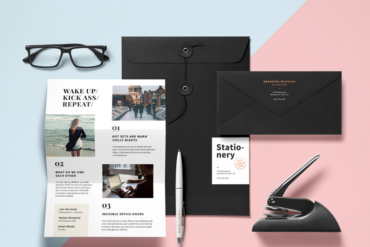 Brandminute Mockups, a Books & Magazine Mockup by GraphicBurger (Photo 8 of 16)