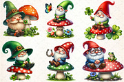 St Patrick's Day Gnomes, an Illustration by DreamCafeArt (Thumbnail 3 of 4)