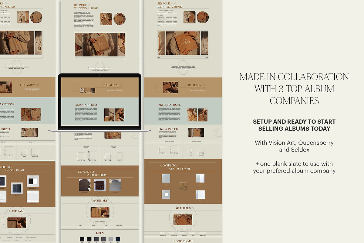 Wanderlust | Album Guide Webpage, a Marketing Template by Studio Leelou (Photo 3 of 9)