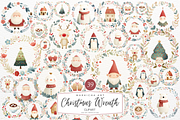 Christmas Wreath Illustrations Clipa, an Illustration by Markicha Art (Thumbnail 1 of 6)