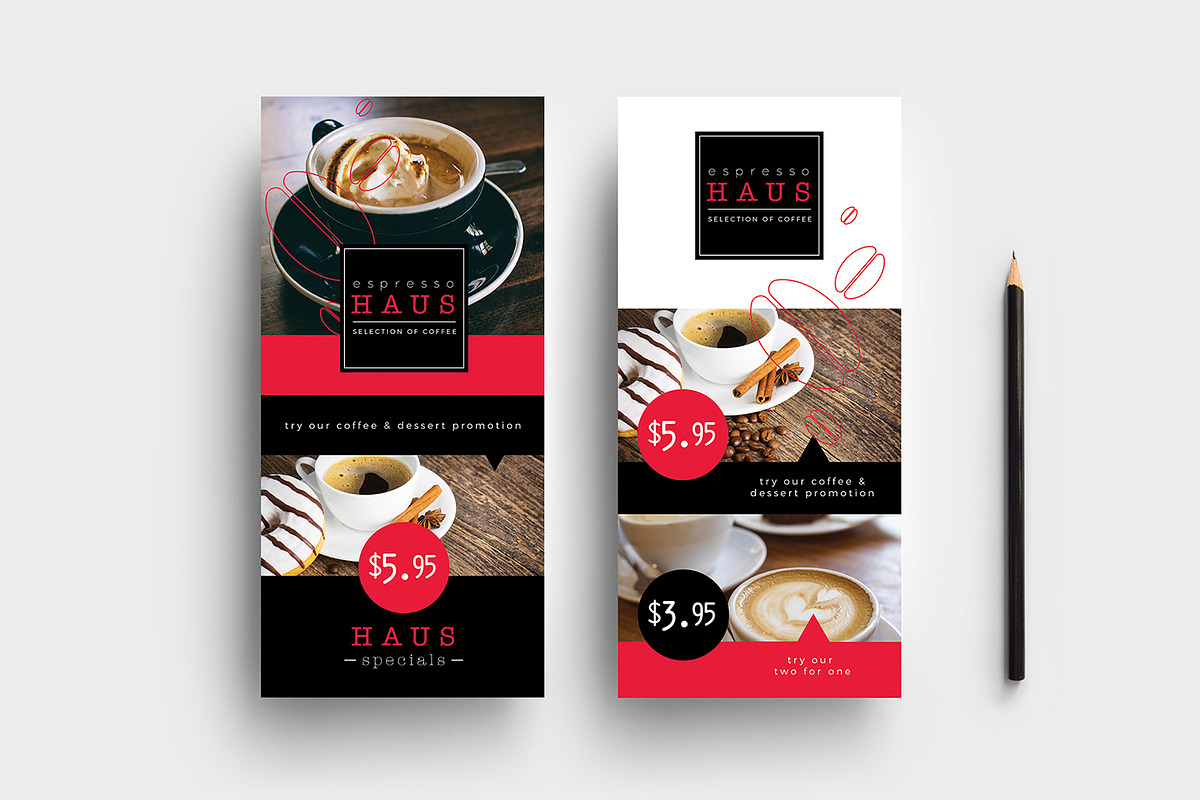 Café Menu Template Pack, a Brochure Template by BrandPacks