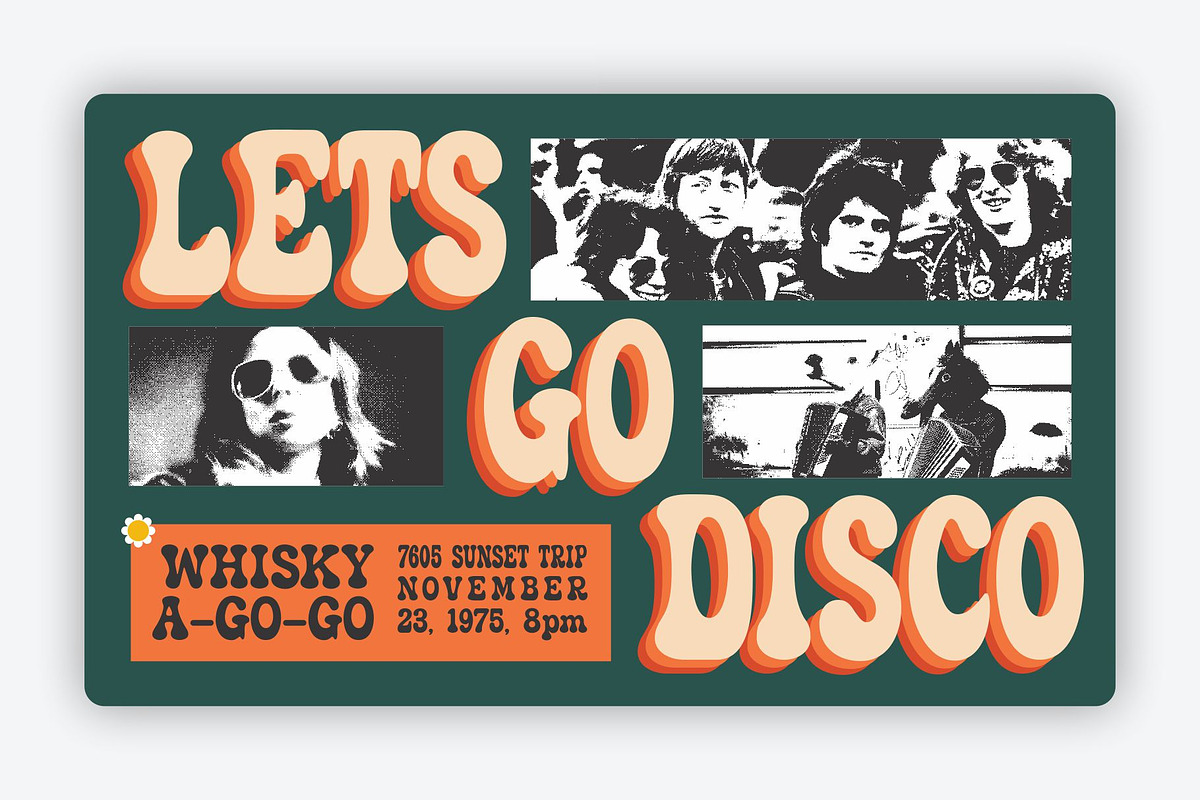 Dosky - Groovy Typeface, a Sans Serif Font by takoliko (Photo 3 of 11)