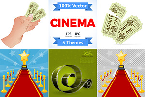 Cinema and Movie Themes, a Work Illustration by TAlex