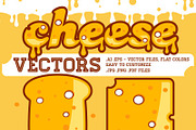 Cheese vectors, an Object Graphic by gabicotza (Thumbnail 1 of 2)