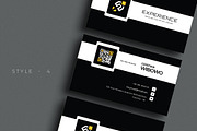 Black White Business Card Template, a Business Card Template by Ctrl space studio (Thumbnail 5 of 5)
