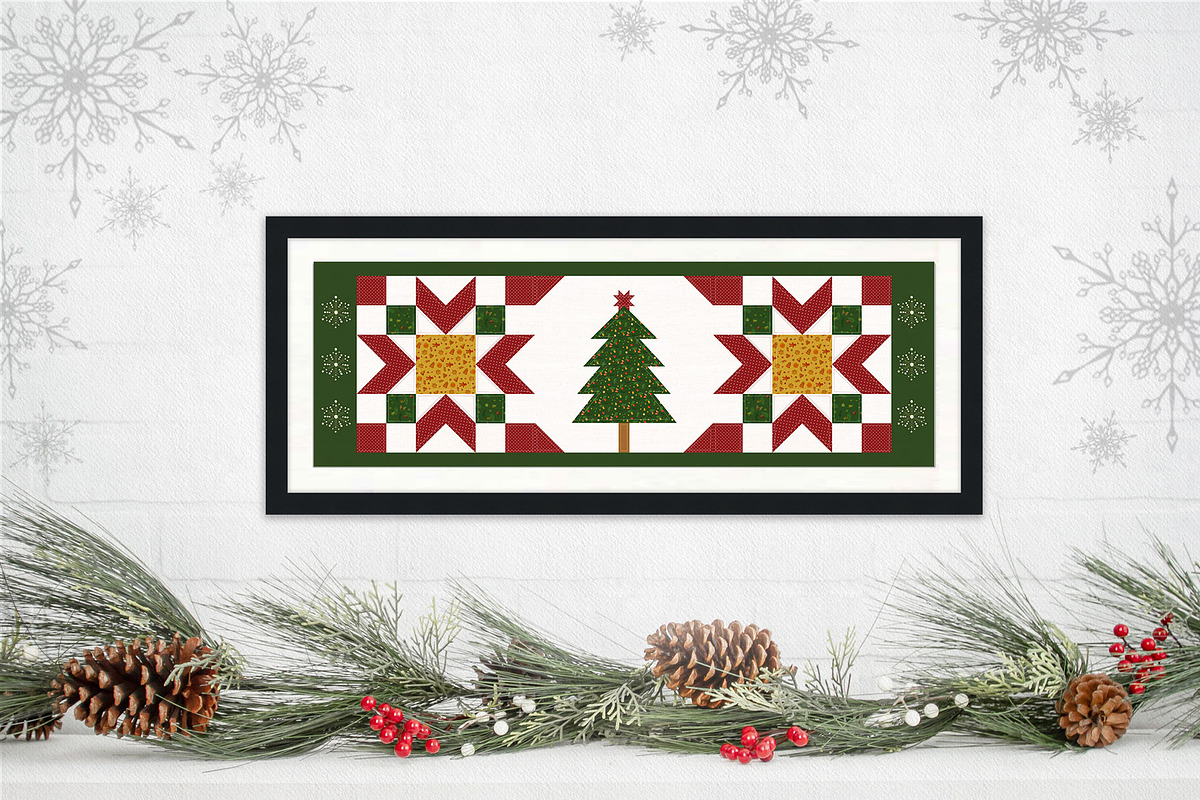 Christmas Quilt Illustrations, a Decorative Illustration by Maggie Stilwell Design (Photo 3 of 9)