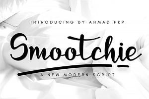 Smootchie Font Modern Script