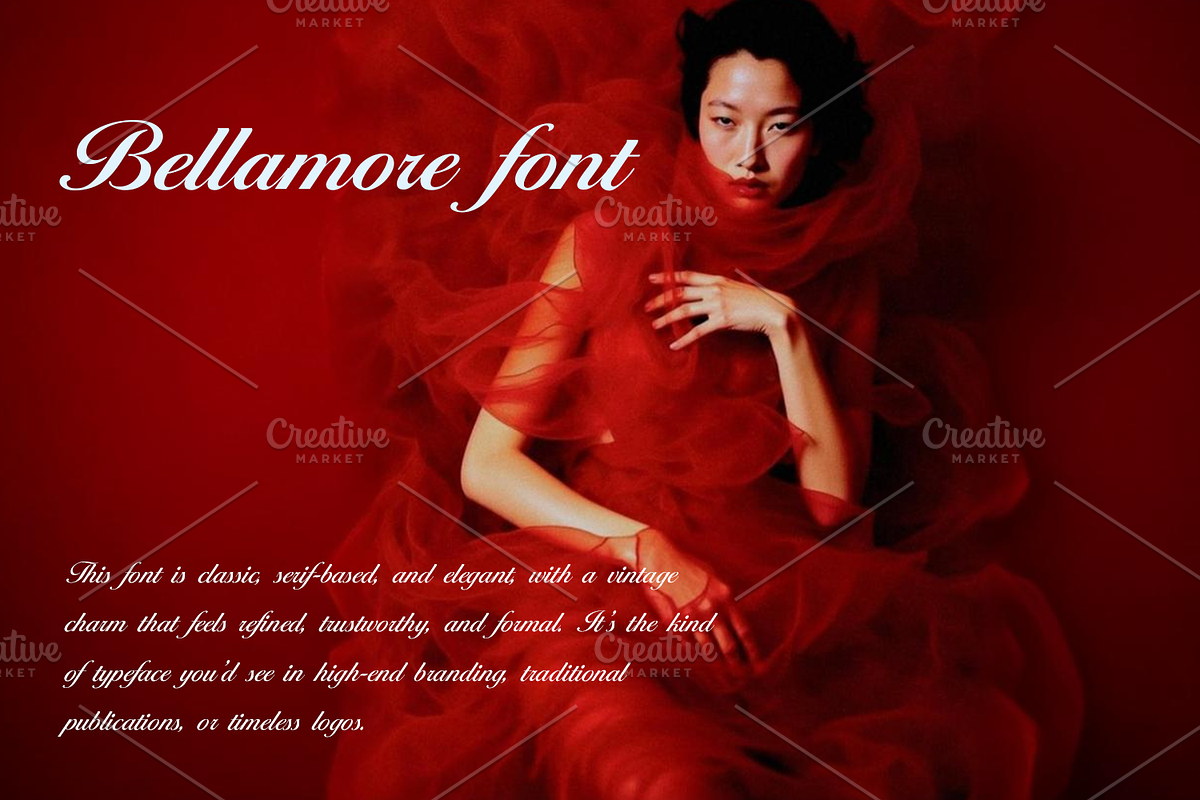 Bellamore font-Regular-081-25, a Font by canve (Photo 2 of 2)