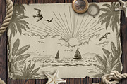Nautical. Mockups, vector, textures., a Texture Illustration by bioraven (Thumbnail 15 of 26)