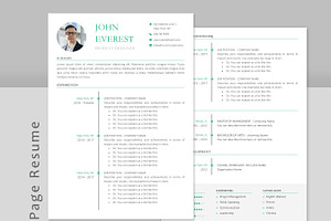 Minimal Resume And Cover Letter Word