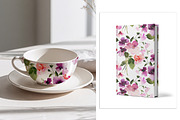 Watercolor Floral Pattern, a Pattern Graphic by PROTEA Watercolor Studio (Thumbnail 5 of 8)