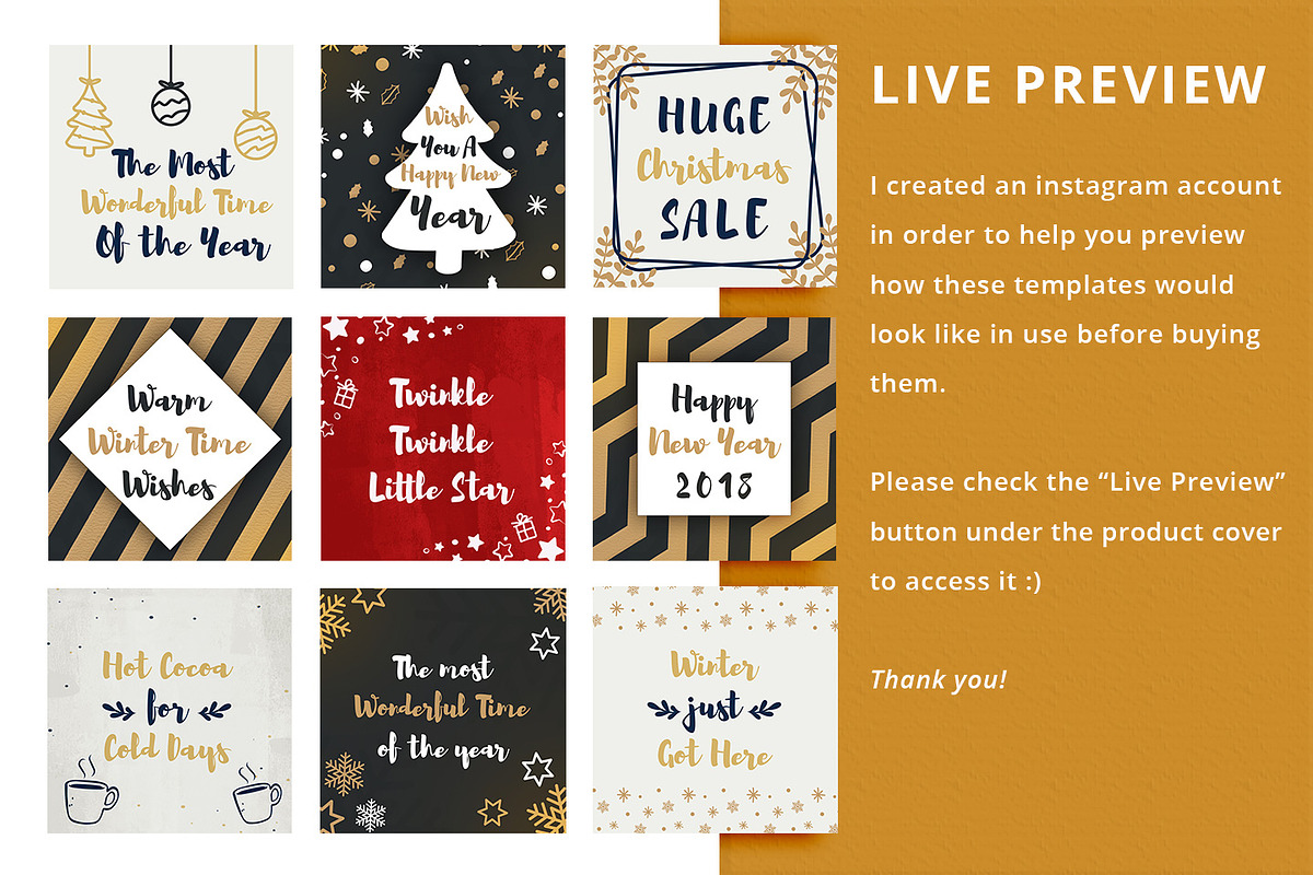 SALE! Animated Christmas Kit, a Social Media Template by Brandspark (Photo 2 of 9)