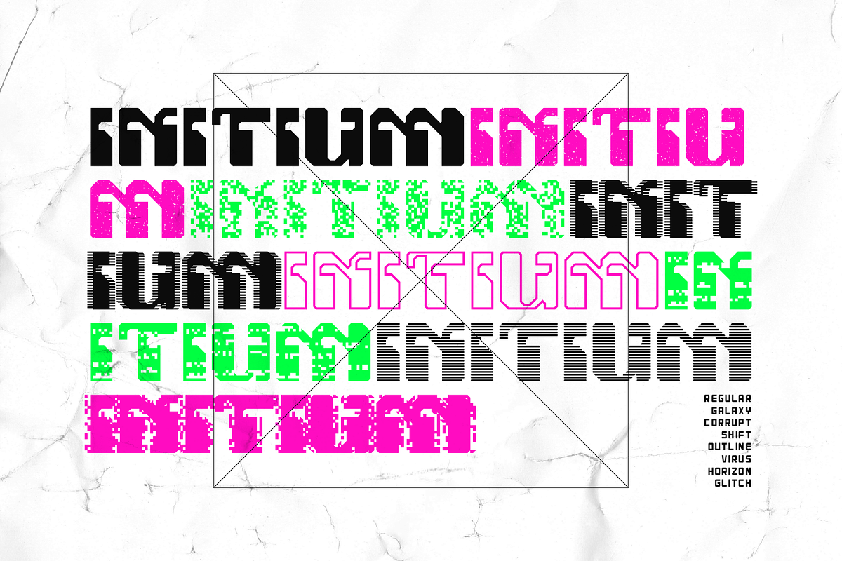 INITIUM Cyberpunk Typeface, a Font by Alex-Banks Type (Photo 2 of 12)