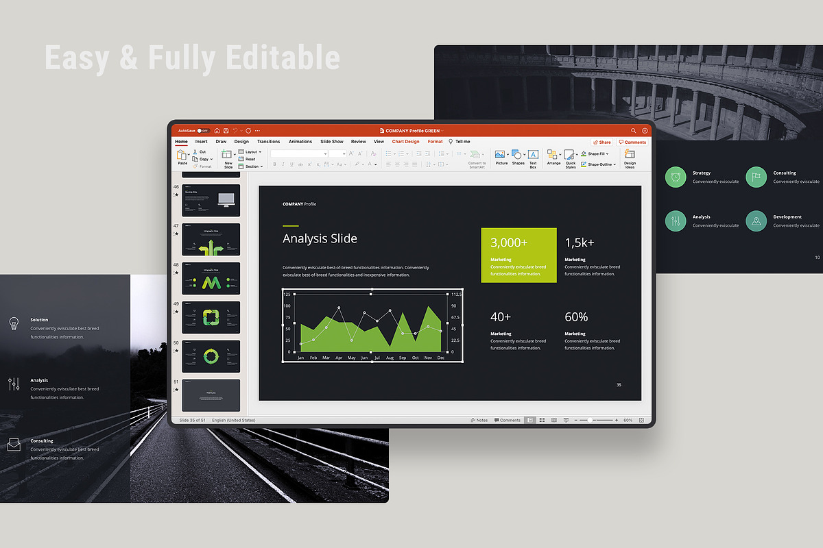 Company Profile Business Template, a Presentation Template by UDEA Store (Photo 5 of 12)