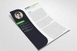 Minimalist CV Resume Word