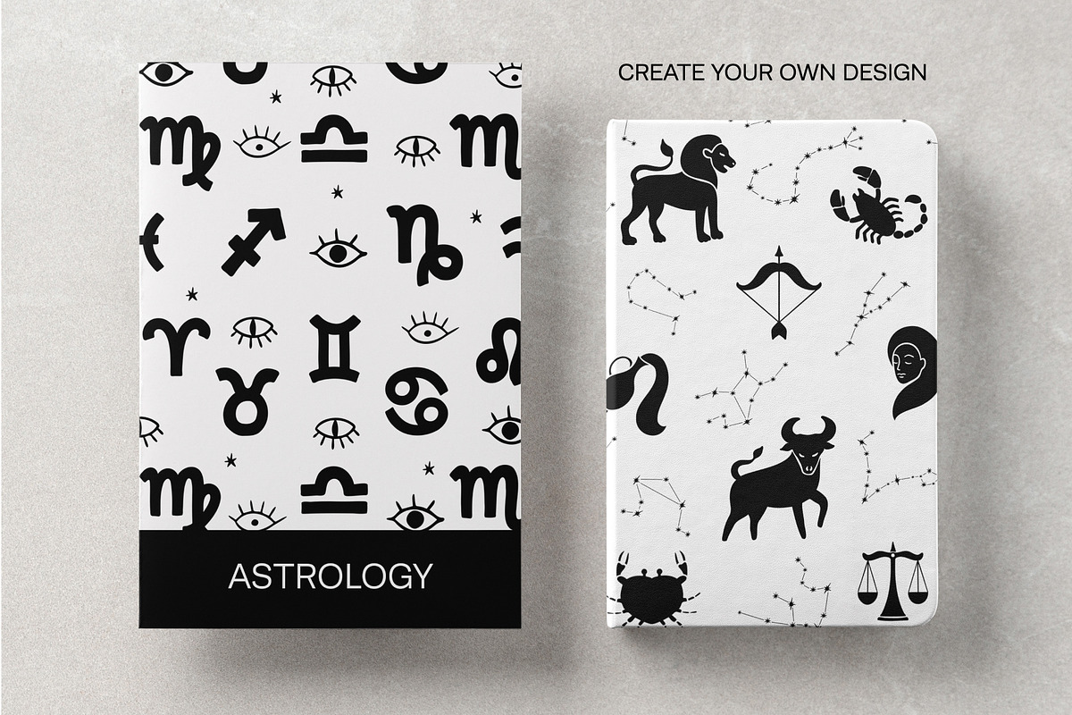 Zodiac Stamp Brushes for Procreate, a Brush Add-On by NinaFedorova (Photo 3 of 5)