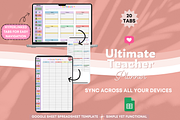 Ultimate Teacher Planner Spreadsheet, a Templates & Theme by bellaROSEworkshop (Thumbnail 4 of 5)