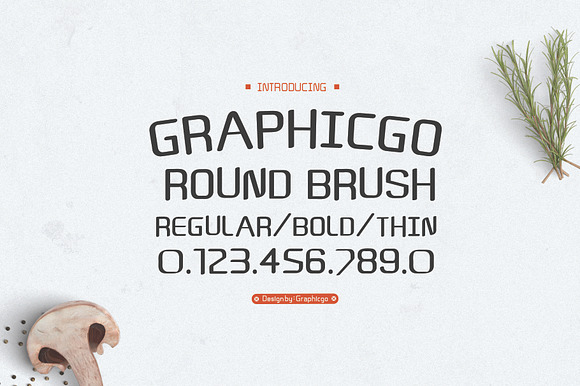Graphicgo Round Brush Font preview 7