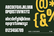 Brodien Condensed Font, a Sans Serif Font by Yukita Creative (Thumbnail 8 of 12)