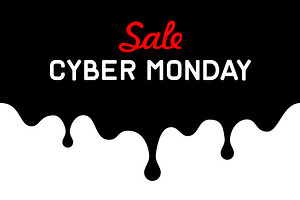 Cyber Monday Background Set