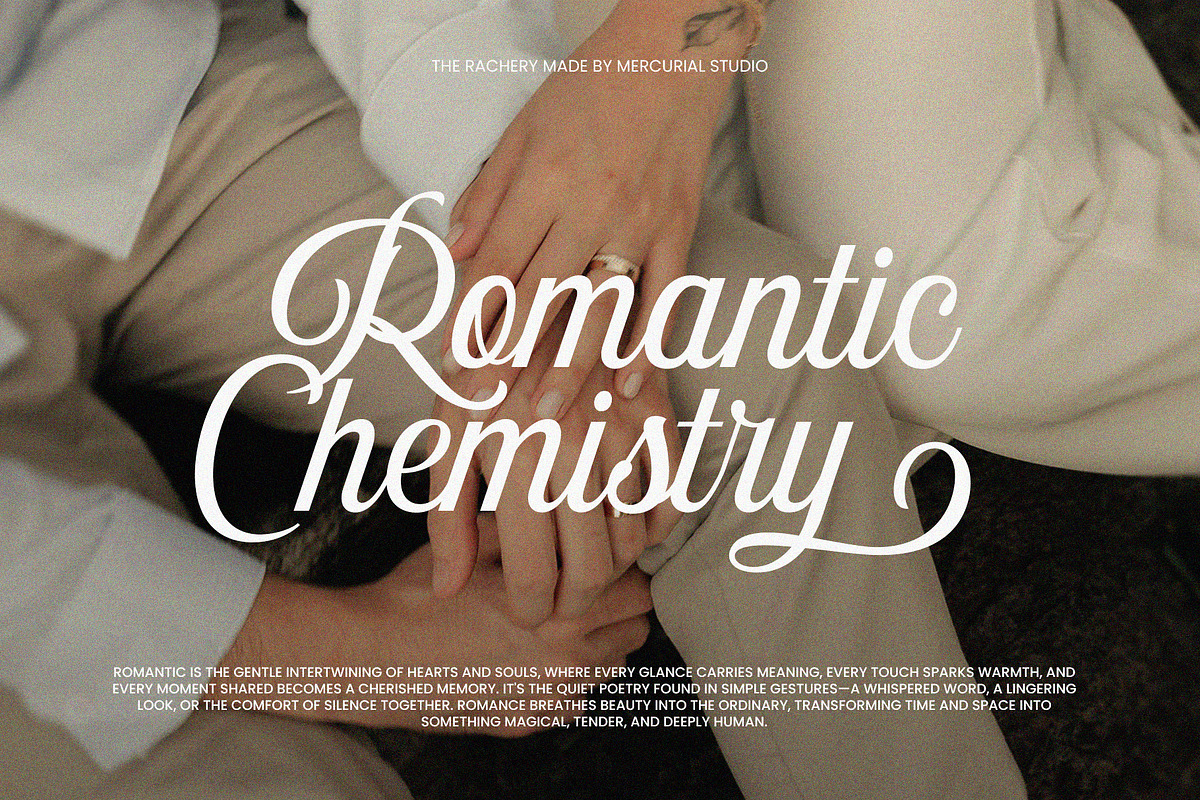 The Rachery, a Script Font by MERCURIAL (Photo 2 of 14)