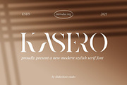 Kasero || Stencil Serif Font, a Serif Font by Idea Studio (Thumbnail 1 of 10)
