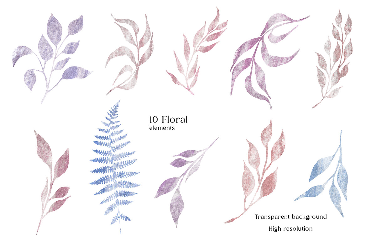 Watercolor Butterfly Collection, a Decorative Illustration by MayaNavits (Photo 4 of 15)