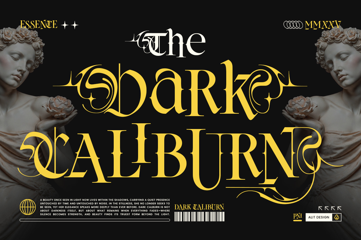 Sunsurya Blackletter Typeface, a Blackletter Font by alit design (Photo 9 of 19)