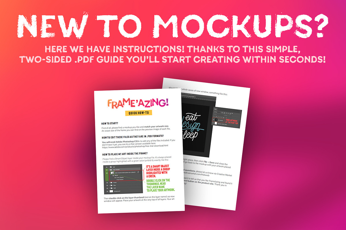 Frame'azing ‒ 8x10 Frame Mockups, a Print Template by Frisk Shop (Photo 8 of 8)