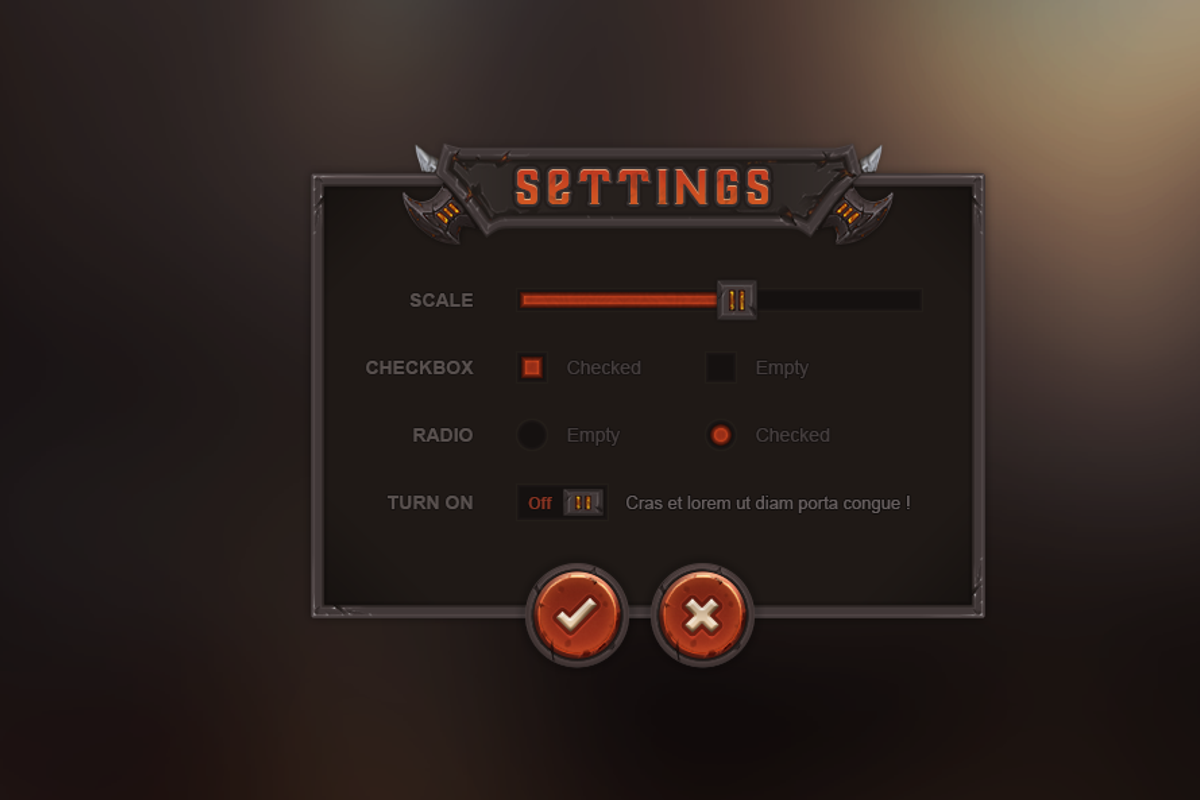 Warforge Mobile UI, a Templates & Theme by EvilSystem (Photo 4 of 13)