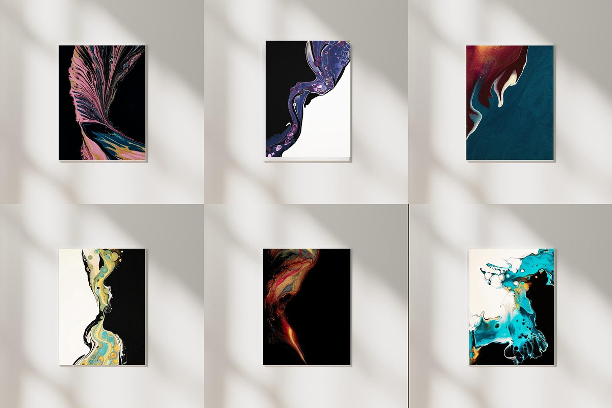 Photo Bundle of Abstract Paintings, a Wallpaper Photo by Susan Wilkinson (Photo 9 of 14)