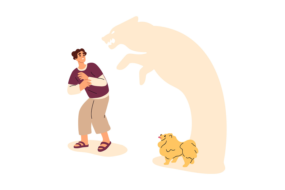 People with phobias & fears concept, a Person Illustration by Good Studio (Photo 7 of 14)