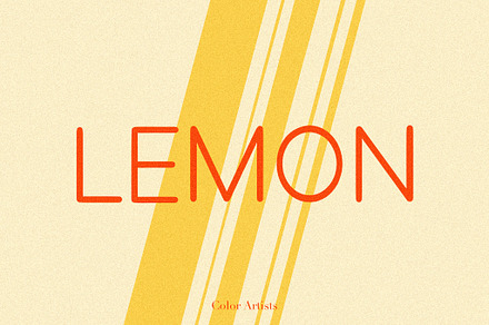 LEMON, a Font by MyFontsShop
