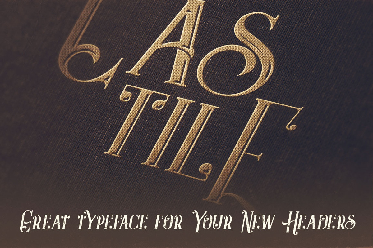 Castile - Display Font preview 4