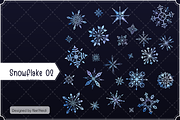 28 Snowflake 02 NHD, a Brush Add-On by Nan'Heidi (Thumbnail 4 of 4)