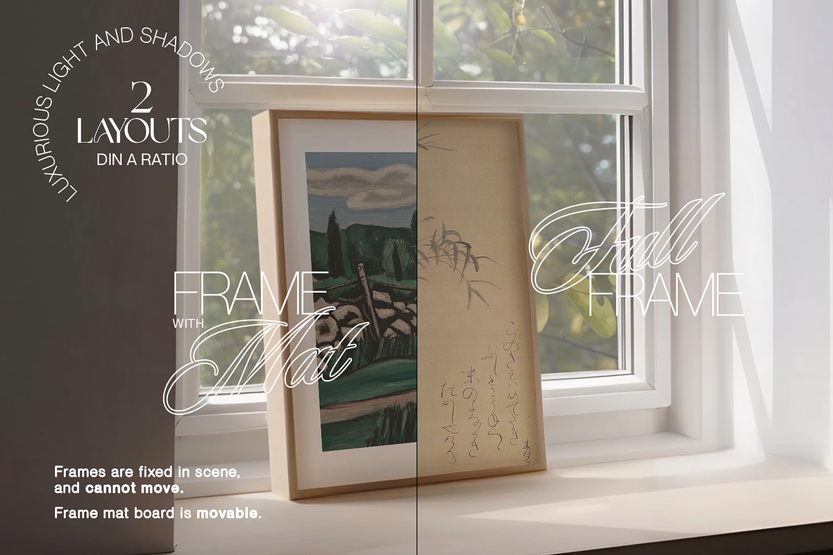 DIN A Frame Animated PSD Mockup, an Advertising Mockup by WasMockups (Photo 4 of 6)