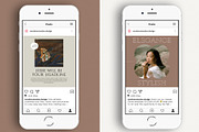 Instagram Social Media CANVA Nude, a Social Media Template by Vermeulen Design Studio (Thumbnail 2 of 6)