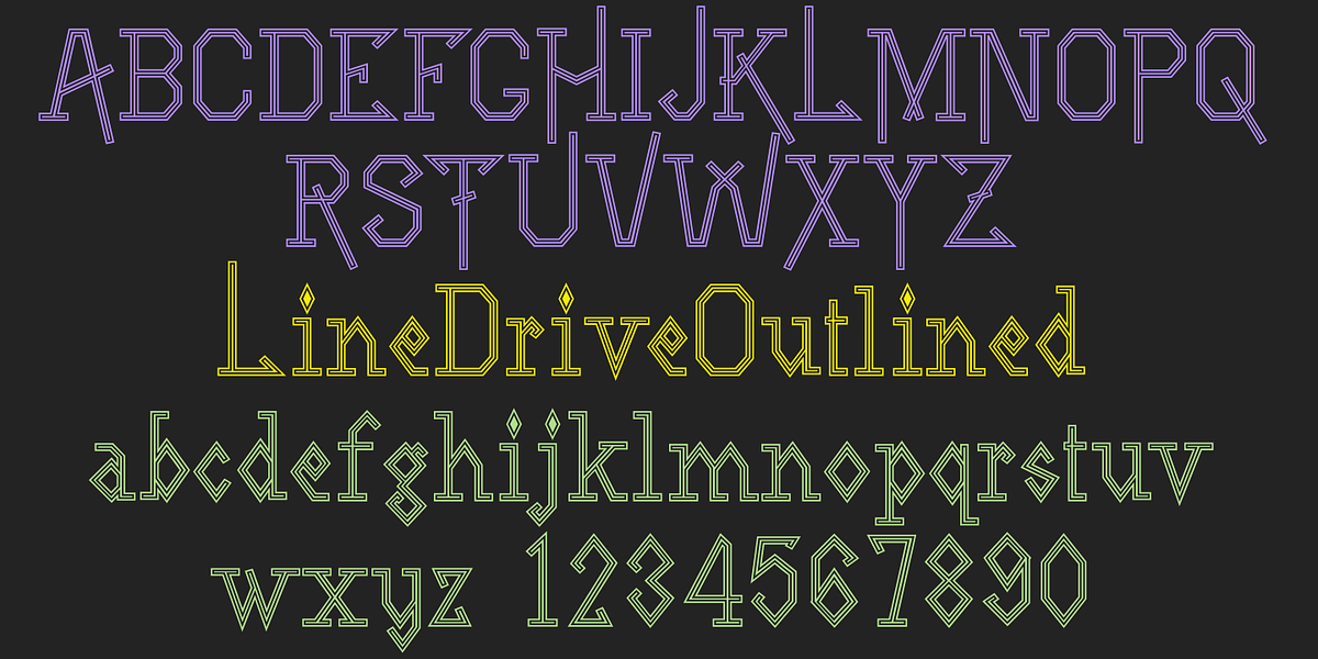 LineDrive, a Slab Serif Font by Ingrimayne Type (Photo 6 of 7)