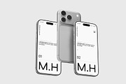 Premium iPhone Screen Mockup Bundle, an iPhone Mockup by graphypix (Thumbnail 6 of 14)