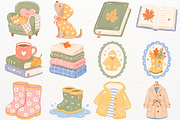 Cozy Autumn Clipart Png Rustic Fall, a Seasonal Illustration by SugarCloudStudioArt (Thumbnail 3 of 5)