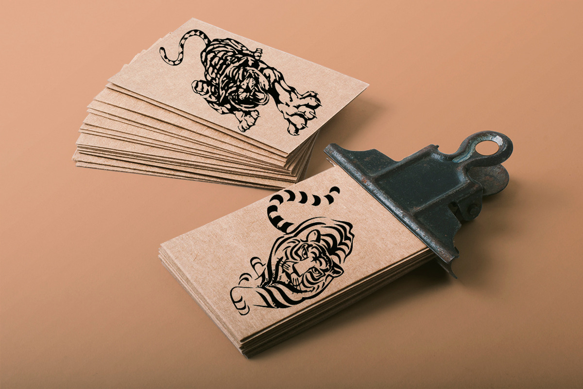 Lion and tiger logo, an Icon by AnastasiyaOleynik (Photo 3 of 6)