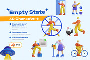 3D Empty State Character, a Characters & Person 3D Model by orenjidesign (Thumbnail 1 of 8)