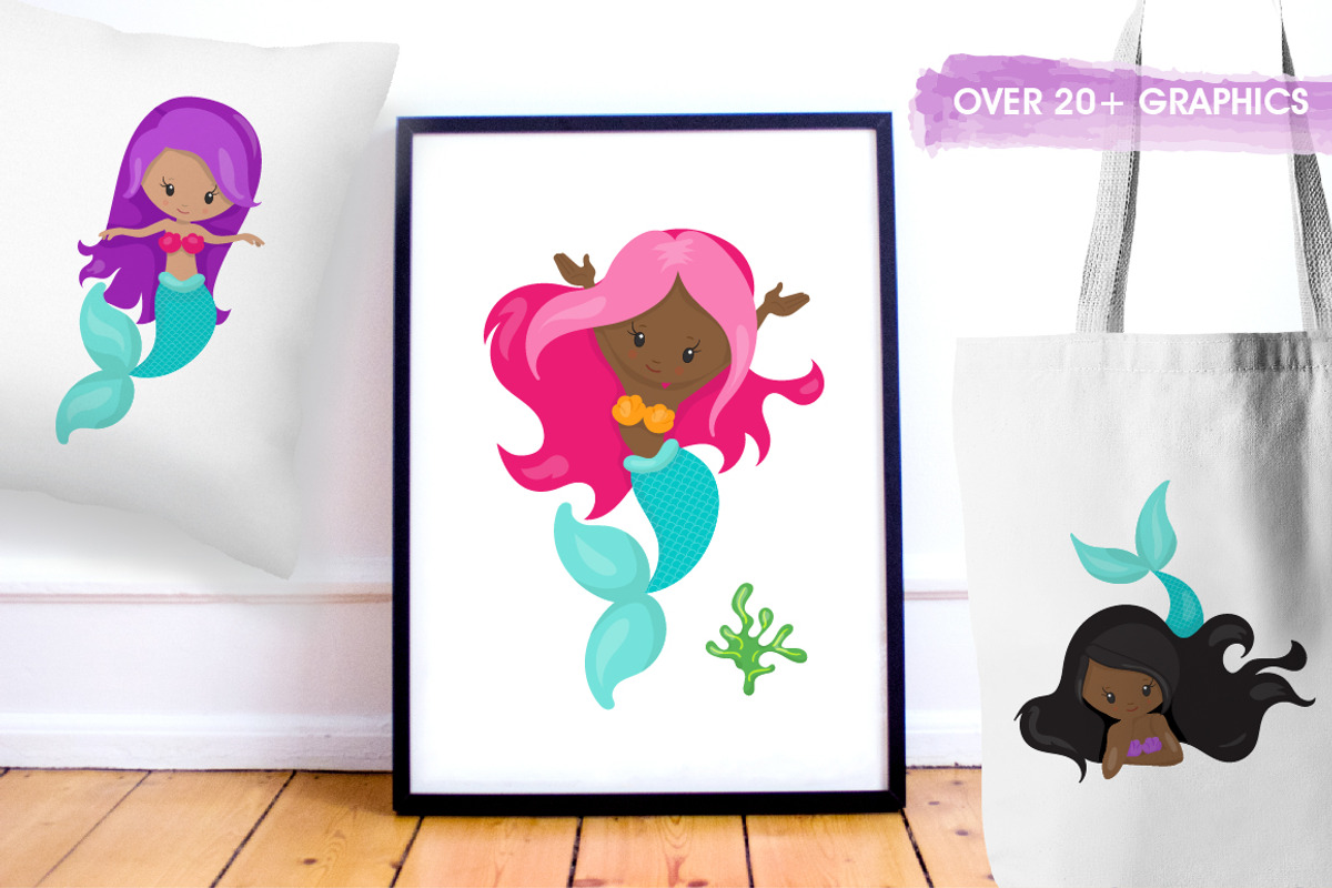 Mermaid Vibes, an Illustration by PrettyBundles (Photo 5 of 5)