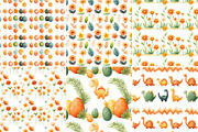 Cute Dinosaur Clipart + Patterns, an Animal Illustration by Nicole Branger Art (Thumbnail 12 of 27)