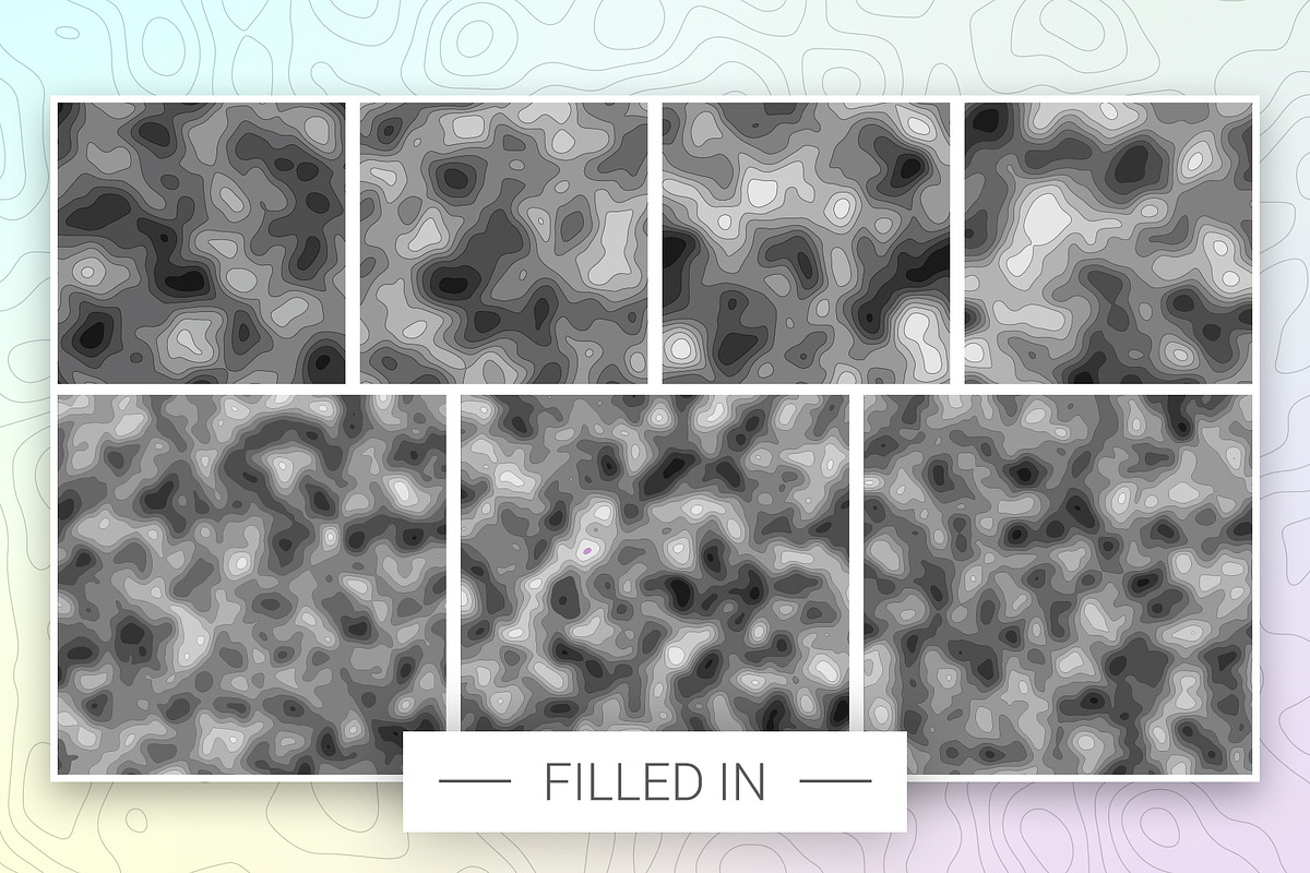 Topographic Map Patterns, a Pattern Graphic by EMP Design (Photo 2 of 6)