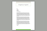 Minimal Resume Design | Cover Letter, a Resume Template by Scribbled Napkin Design (Thumbnail 3 of 4)