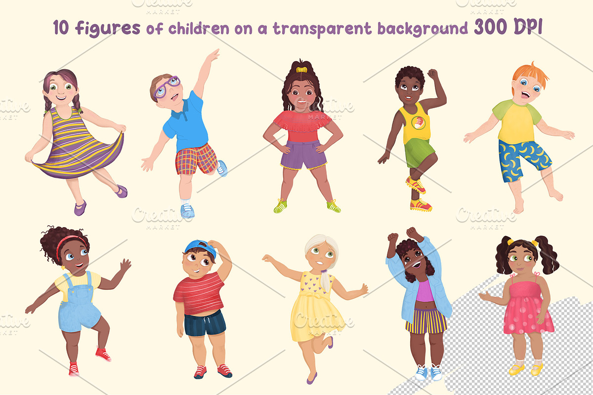 Happy Kids, a Person Illustration by YuNa (Photo 2 of 6)