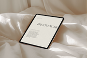 Neutral Minimalist iPad Mockup, an iPad Mockup by The Ethical Agency (Thumbnail 4 of 4)