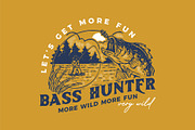 Vintage retro fishing club logo, a Branding & Logo Template by Vinsvectory (Thumbnail 3 of 3)