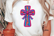 Faux Crochet Cross Easter Pink Png, an Illustration by DreamPrint404 (Thumbnail 3 of 7)